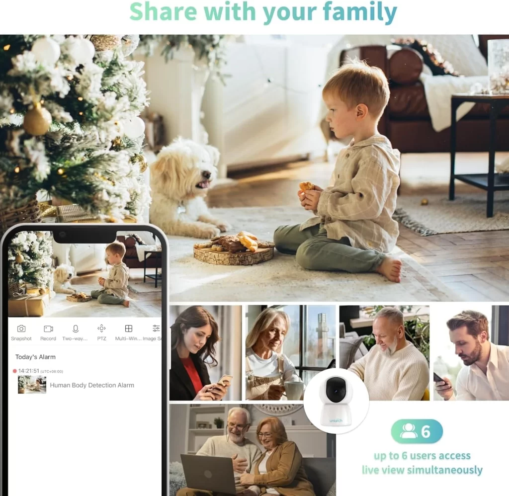 camara de seguridad wifi interior economica, conexion remota a varios dispositivos, sin cables, ideal para oficinas, almacenes y proteccion del hogar