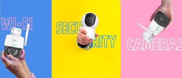camaras de seguridad WiFi para interiores y exteriores con vision nocturna y facil
